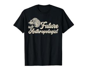 Future Anthropologist Squad Science Anthropologie préhistorique T-Shirt Graphique avec Valeur, Homme, Noir, XL