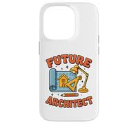 Future Architect Kids Étudiant en Architecture Joli Constructeur Coque pour iPhone 14 Pro