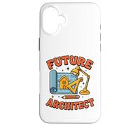 Future Architect Kids Étudiant en Architecture Joli Constructeur Coque pour iPhone 16 Plus