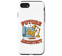 Future Architect Kids Étudiant en Architecture Joli Constructeur Coque pour iPhone SE (2020) / 7/8