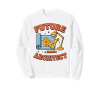 Future Architect Kids Étudiant en Architecture Joli Constructeur Sweatshirt