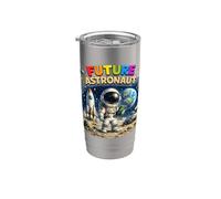 Future Astronaute Space Exploration Rocket Design Gobelet isotherme en acier inoxydable double paroi
