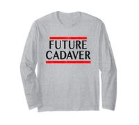 Future Cadaver Creepy Morbid Funny Goth Citation B Manche Longue