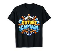 Future Captain Nautical Boat Voile Océan T-Shirt
