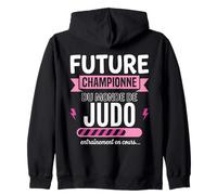 Future Championne De Judo Fille Judoka Sweat à Capuche