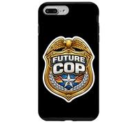 Future Cop Police Officer Academy Garçons Enfants Policier Coque pour iPhone 7 Plus/8 Plus