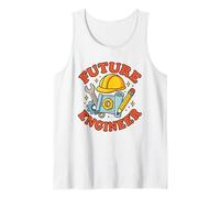 Future Engineer Kids Étudiant en génie Qui construit Une carrière Débardeur