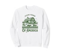 Future Farmer of America Barn Cows Fermier Garçon Fille Sweatshirt