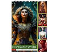 Future Fashion Unveiled (Wall Calendar 2026 DIN A2 portrait), CALVENDO 12 Month Wall Calendar: Digital AI Art Showcasing Fashion of Tomorrow