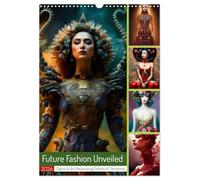 Future Fashion Unveiled (Wall Calendar 2026 DIN A3 portrait), CALVENDO 12 Month Wall Calendar: Digital AI Art Showcasing Fashion of Tomorrow