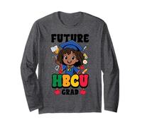 Future fille diplômée d'une HBCU Histoire des Noirs Diplôme Manche Longue