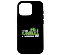Future Floorball Star Joueur de Hockey d'intérieur Coque pour iPhone 16 Pro