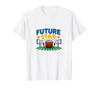 Future Football Star Cadeau pour Les Fans de Sport T-Shirt, Homme, Blanc, 6XL