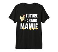 Future Gand Mère Bientôt Grand-Mamie Annonce Grossesse Bébé T-Shirt Haut de Gamme
