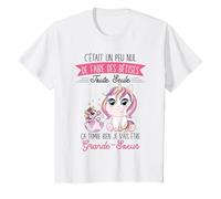 Future Grande Soeur Drôle Annonce Licorne Bêtises Cadeau T-Shirt