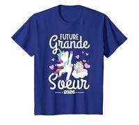 Future Grande Soeur, Grande Soeur 2026 Annonce Grossesse T-Shirt, Enfant, Bleu Royal, 12 Ans