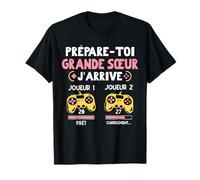 Future Grande Sœur 2027 Prépare-Toi Grande Sœur J'arrive T-Shirt