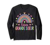Future Grande Sœur - Annonce de Grossesse Mignonne Manche Longue