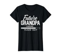Future Grandpa Loading Baby Announcement révélation du Sexe du bébé T-Shirt Graphique avec Valeur