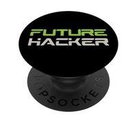 Future Hacker AI Quantum Computing PopSockets PopGrip Adhésif