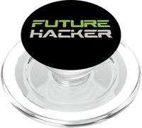 Future Hacker AI Quantum Computing PopSockets PopGrip pour MagSafe