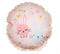 Future Home Coussin Enfant imprimé en Coton 35x35cm Lapin
