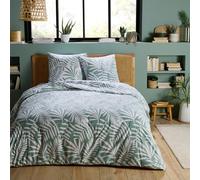 Future Home Parure de lit 3 pièces Adulte 2 Personnes Tropical en Polycoton Set de Housse de Couette 240x220cm +2 Taies d'oreiller 63x63 cm avec Fermeture Boutons