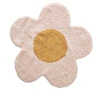 Future Home Tapis Marguerite Enfant en Coton tufté 80x80cm
