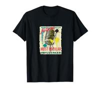 Future Influenceur Influenceur Rétro Vintage Microphone Art T-Shirt