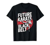 Future Karaté Ceinture Noire pour Les Amateurs de karaté T-Shirt