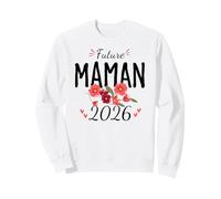 Future Maman 2026 Femme Enceinte Annonce Grossesse Sweatshirt
