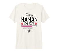 Future Maman 2027 - Annonce Grossesse Famille Maman en Cours T-Shirt Haut de Gamme