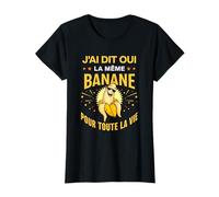 Future mariée j'ai dit oui la même banane pour la vie EVJF T-Shirt