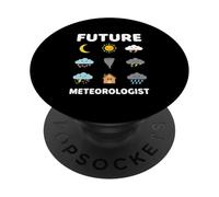 Future Meteorologist Weather Forecast PopSockets PopGrip Adhésif