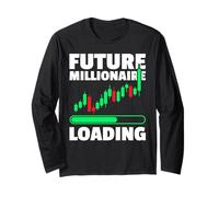 Future Millionaire Loading Trader Stocks Marché boursier Manche Longue