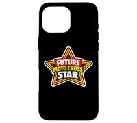 Future Moto Cross Star Dirtbike Lover Kids Boy Moto MX Coque pour iPhone 16 Pro Max