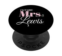 Future Mrs Lewis Fiançailles Mariage Mariée PopSockets PopGrip Adhésif