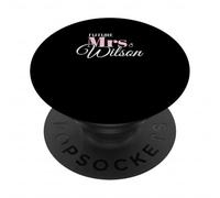 Future Mrs Wilson Bride Wedding Engagement Love PopSockets PopGrip Adhésif