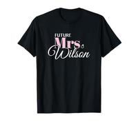 Future Mrs Wilson Bride Wedding Engagement Love T-Shirt