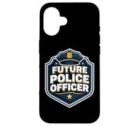 Future Police Officer Academy, Policier, garçons, Enfants, Enfants Coque pour iPhone 16