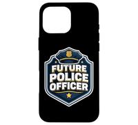 Future Police Officer Academy, Policier, garçons, Enfants, Enfants Coque pour iPhone 16 Pro Max