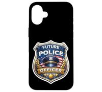 Future Police Officer Academy pour garçons et Enfants Policier Flic Coque pour iPhone 16 Plus