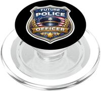 Future Police Officer Academy pour garçons et Enfants Policier Flic PopSockets PopGrip pour MagSafe