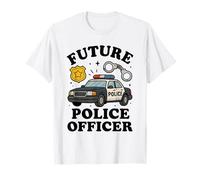 Future Police Officer Kids Law Enforcement Carrière T-Shirt