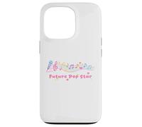 Future Pop Star Cute Singer Kid Artist Note de Musique Coque pour iPhone 13 Pro