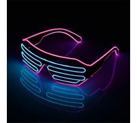 Future Punk Cyber Shoous Lunettes Led,Neon Glow In The Dark Goggles,Club Bar Party,Chang Dance,Stage Props - Type H