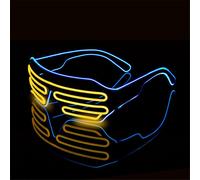 Future Punk Cyber Shoous Lunettes Led,Neon Glow In The Dark Goggles,Club Bar Party,Chang Dance,Stage Props - Type G
