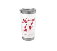 Future Reedsburg Star Baseball Player Thème Sports Gobelet isotherme en acier inoxydable double paroi