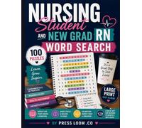 Future RN: The Nursing Student & New Grad Word Search Puzzle Book: Large Print NCLEX Vocabulary Brain Games, Clinical Terminology Puzzles & Nursing ... | Perfect Nursing School Graduation Gift