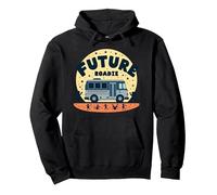 Future Roadie My First Concert Kids Music Tour Bus Adventure Sweat à Capuche, Unisexe pour Adultes, Noir, XL